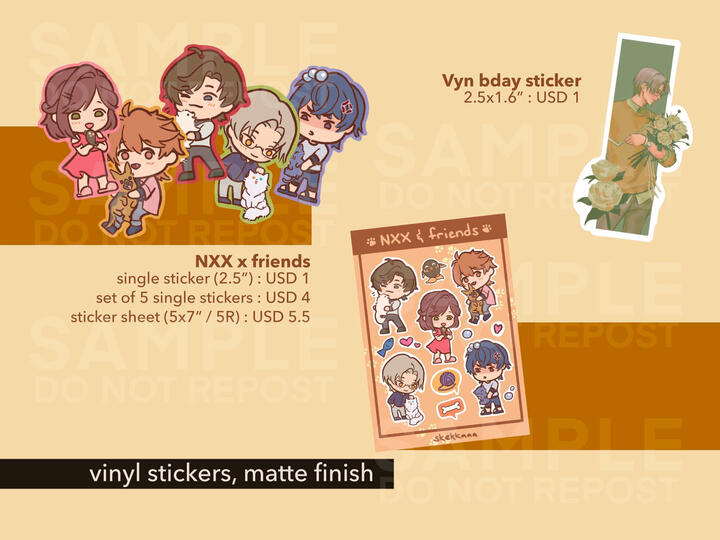 NXX x Friends : Rosa, Luke, Artem, Vyn, Marius